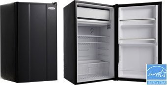 MicroFridge Compact Refrigerator, Black - 3.6 cu ft.