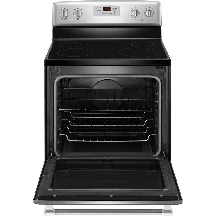 6.2 Cu. Ft. Electric Range with Precision Cooking System Finish: Stainless Steel N4