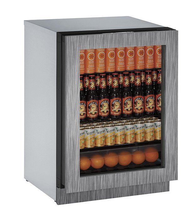 U-Line U3024RGLINT00A Built-in Compact Refrigerator, 4.9 cu. ft., Stainless Steel