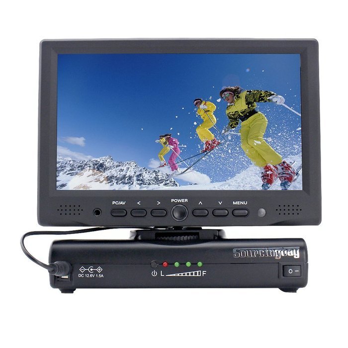 Sourcingbay MOT-YT07P 7-Inch Digital TFT-LED Color Receiver Car/PC Monitor HDMI/VGA/AV Input... N10