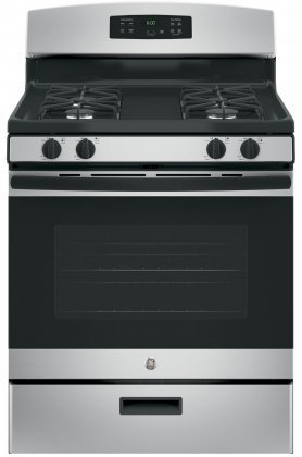 GE JGBS60GEKSA 30" Gas Freestanding Range with 4 Burners, Sealed Burner, 4.8 cu. ft. Primary Oven Capacity, in...