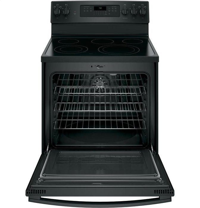 GE JB750DJBB 30" Black Electric Smoothtop Range - Convection N4