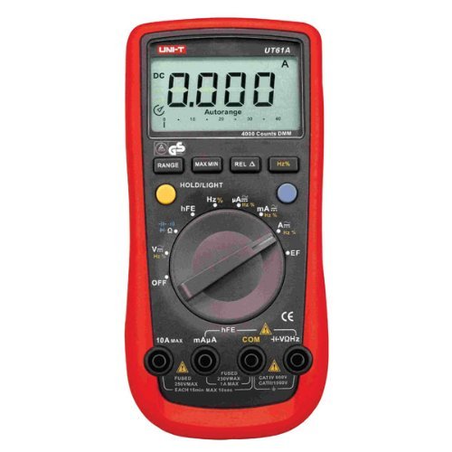 RioRand&reg; RR61A 2.7" LCD Digital Multimeter - Red + Grey (1 x 9V 6F22) N2