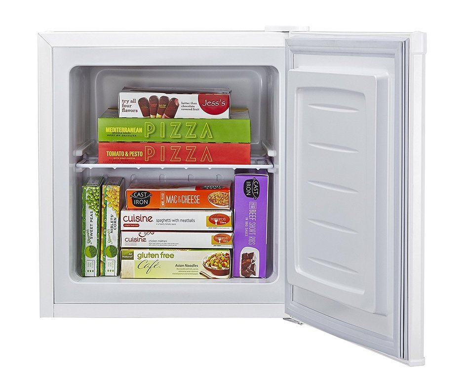 Haier HFU0100ACW 1.1 cu. ft. Upright Freezer, White N3