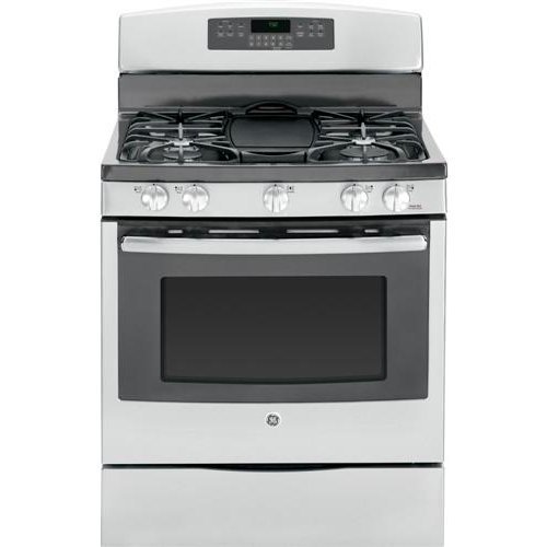 GE JGB750EEFES 30" Slate Gas Sealed Burner Range - Convection N3