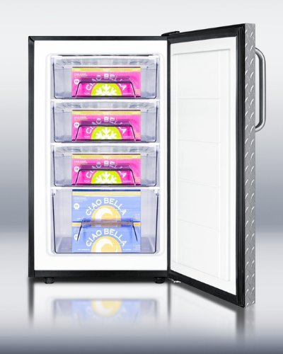 Summit FS408BLBI7DPL: Commercially listed 20" wide built-in undercounter all-freezer, -20(degree) C capable with... N2