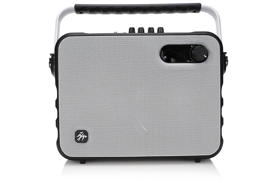 Fisher Wireless Bluetooth Karaoke Boombox System, FM Radio Player, Amplifier, Auxiliary Input, USB Port, and Ultra-Portable... N7