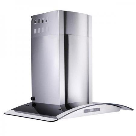 30" 760 CFM Kitchen Wall Mounted Range Hood Stainless Steel for Exhaust N3