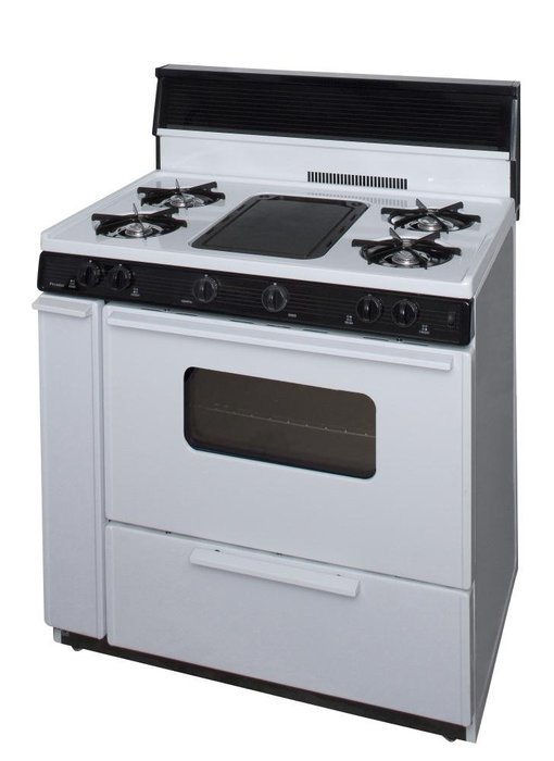 Premier 36" Cordless Gas Rng w/Grdl Wht - Factory Direct