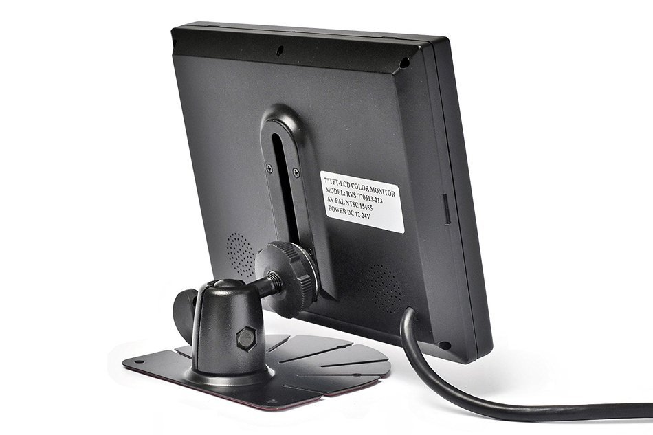 7" TFT-LCD Digital Color Monitor Display with RCA Connections N4