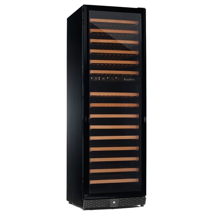 KingsBottle 50 Bottle Dual Zone Wine Cooler, Black N9