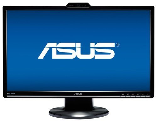 Asus - 24" LED HD Monitor - Glossy Piano Black