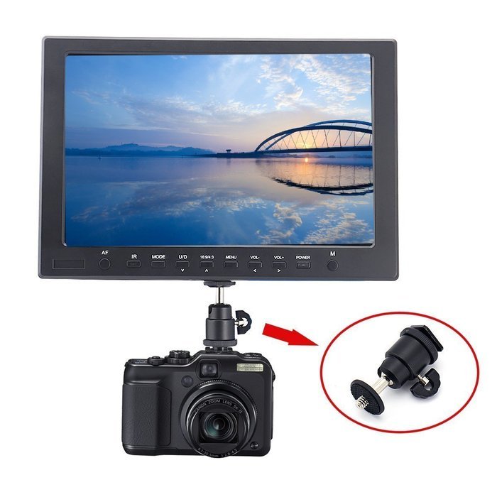 Sourcingbay 10.1 Inch TFT LCD IPS Monitor with HDMI/VGA/AV/USB/Audio/ Input Support Max Resolution... N3