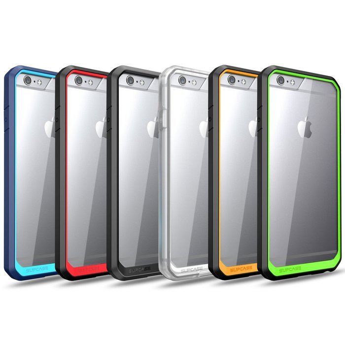 iPhone 6 6S TPU Case,TYoung(TM) 2 in 1 Set Soft TPU Flexible Silicone Frame + Transparent Clear Hard PC Back [... N18
