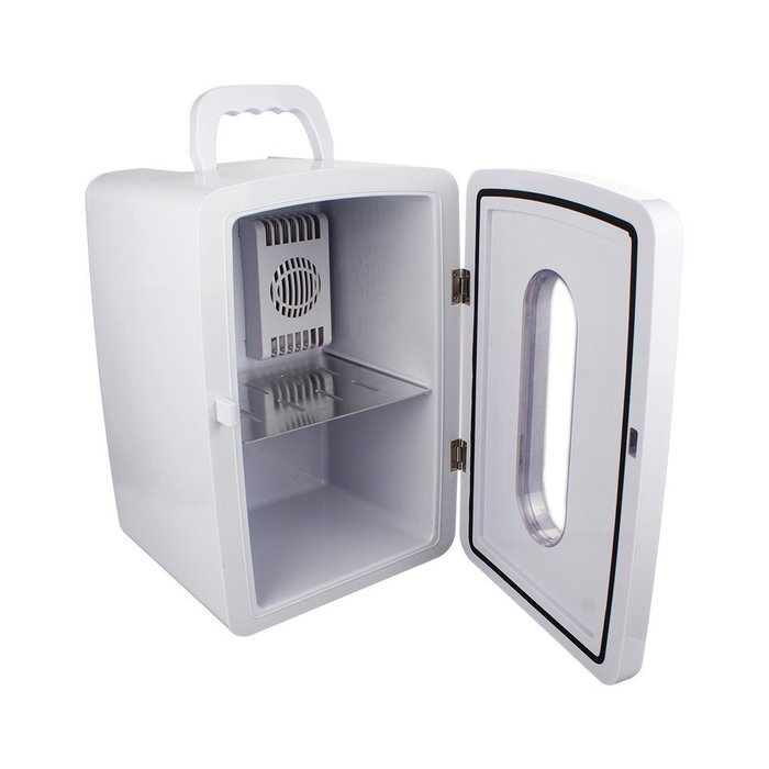 Elifjug Mini Fridge 12L Hot and cold dual-temperature mode Compact single door refrigerator N5