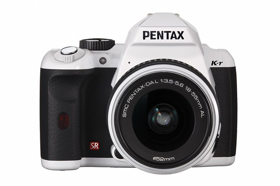 Pentax K-r 12.4 MP Digital SLR Camera with 3.0-Inch LCD and 18-55mm f/3.5-5.6 Lens (White) N3