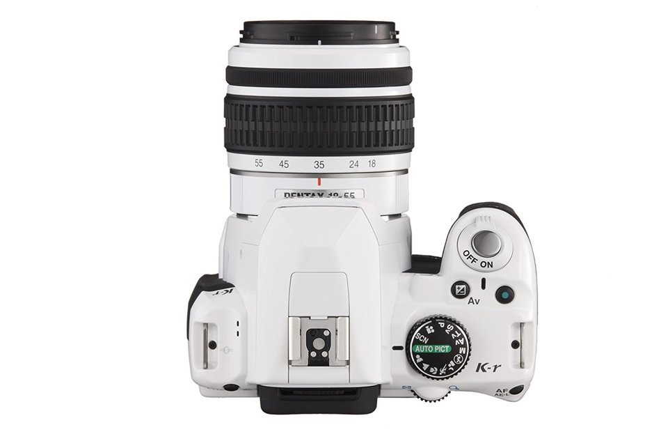 Pentax K-r 12.4 MP Digital SLR Camera with 3.0-Inch LCD and 18-55mm f/3.5-5.6 Lens (White) N4