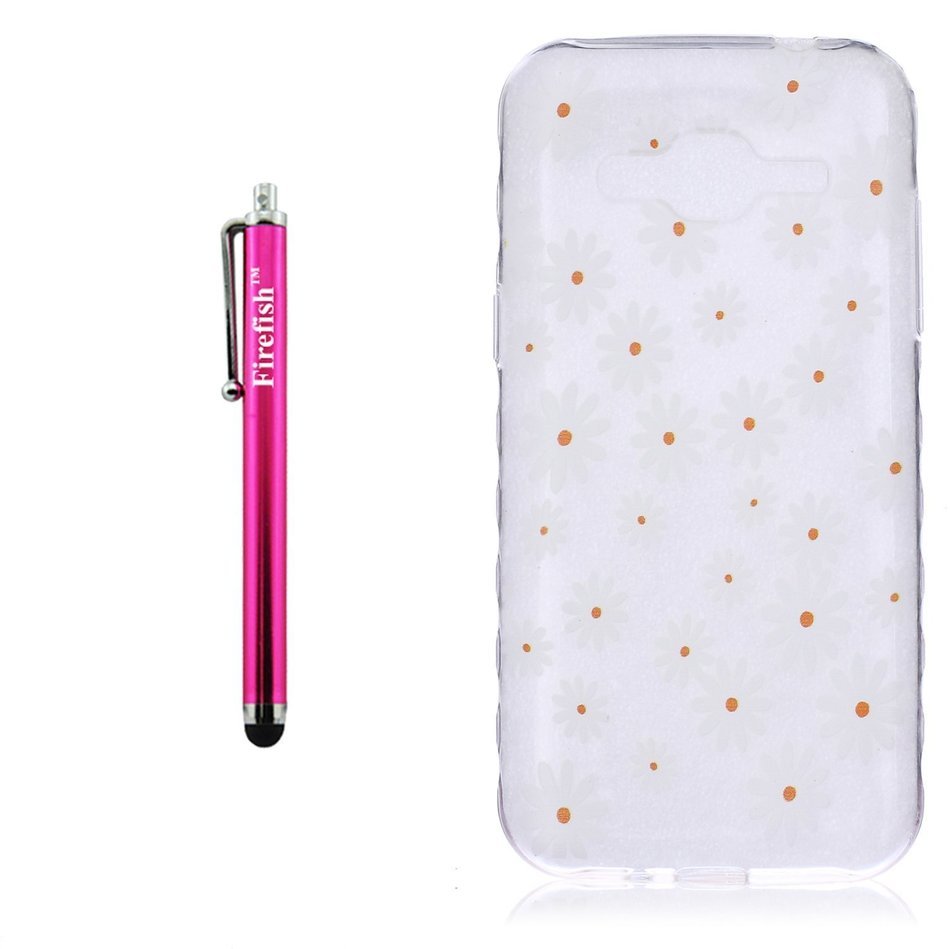 J3 Case, Firefish High Quality Soft TPU [Soft-Flex] Scratch-Resistant Shock Absorption Technology Case Specially... N460