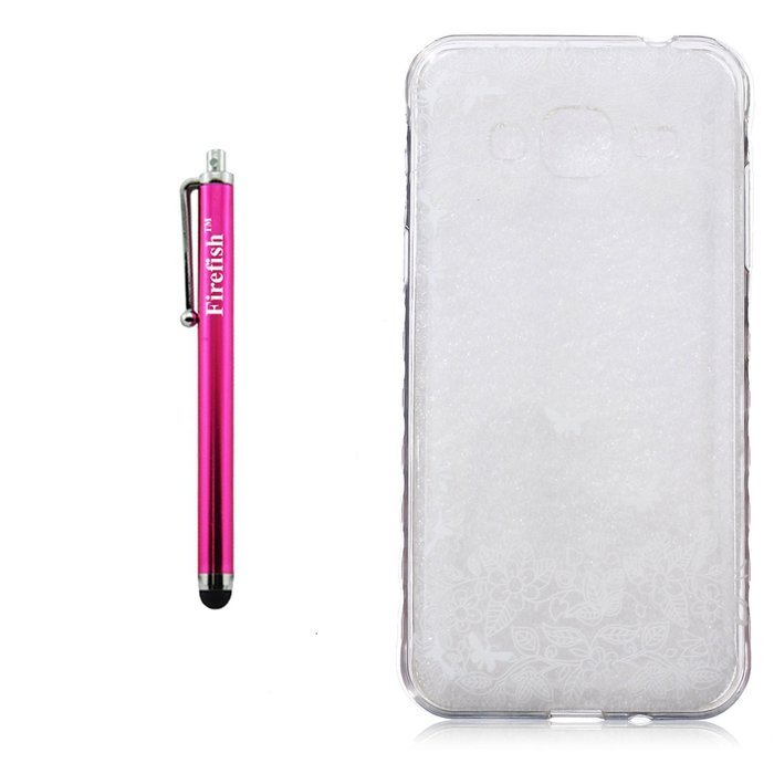 J3 Case, Firefish High Quality Soft TPU [Soft-Flex] Scratch-Resistant Shock Absorption Technology Case Specially... N470