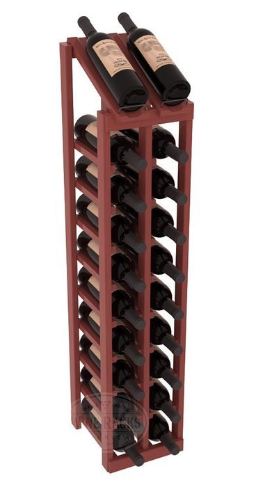 Wine Racks America Ponderosa Pine 2 Column 10 Row Display Top Kit. 13 Stains to Choose From! N6