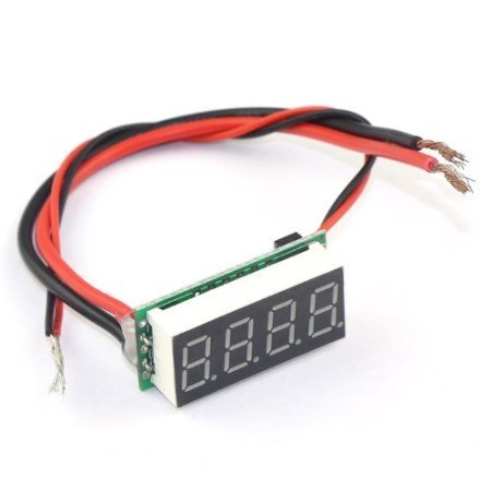 RioRand 0.36" Mini Yellow LED DC 0-10A Current Ammeter Digital Ampere Amp Meter Build-in Shunt N5