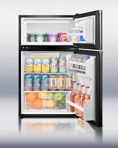 Summit CP35BADA: ADA compliant, ENERGY STAR listed two-door refrigerator-freezer with cycle defrost and zero degree... N4