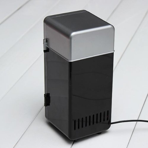 Mini USB LED PC Fridge Refrigerator Drink Cans Food Cooler Warmer ES9P. N5