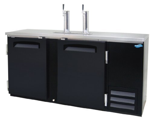 Two Beer Dispenser, 3 Kegs, 19 Cubic Feet