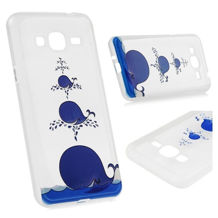 On5 Case, Samsung Galaxy On5 Case - Badalink Slim Fit Soft TPU Rubber Skin Gel Case with 3D Basso-relievo Colorful... N5