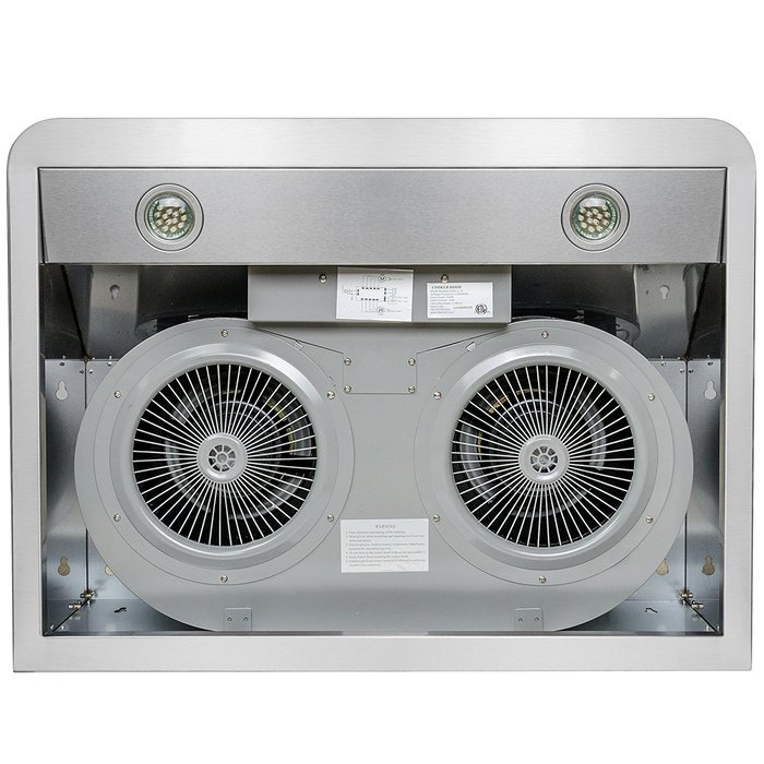 Golden Vantage 36" Under Cabinet Stainless Steel Range Hood Vent with Remote