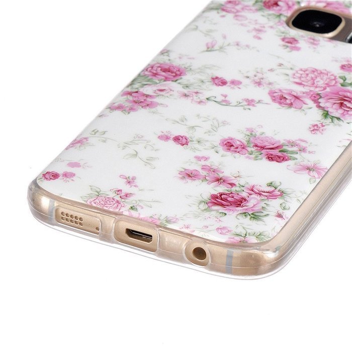 Galaxy S7 Edge Case, Firefish [Fashion Style] [Anti-slip] Ultra Slim Exact Fit Lightweight Flexible TPU Soft Back... N150