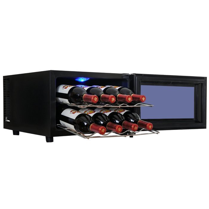 AKDY&reg; 28 Bottle Single Zone Thermoelectric Stainless Steel Freestanding Wine Cooler Cellar Chiller Refrigerator... N21