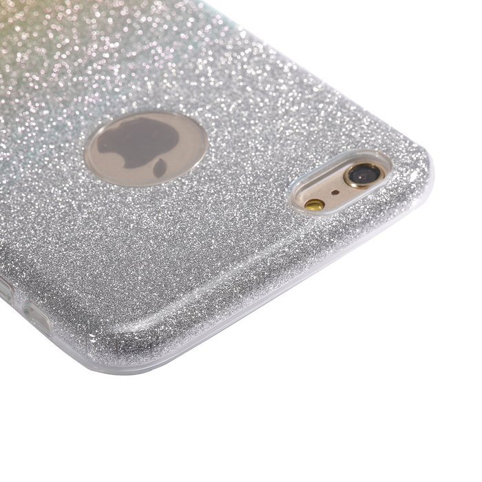 iPhone 6S Plus Bling Case,IKASEFU Creative 3 Layer Glitter Skin+Tpu+PC Glorious Silicone Bumper Case Cover for... N15
