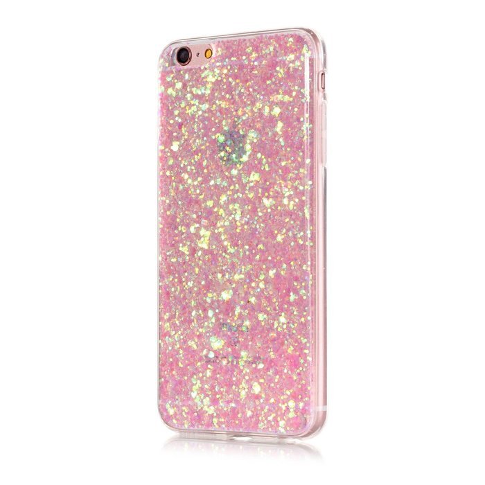 iPhone 6S Plus Bling Case,IKASEFU Creative 3 Layer Glitter Skin+Tpu+PC Glorious Silicone Bumper Case Cover for... N18