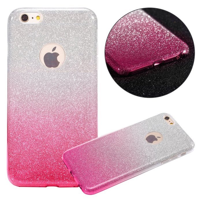 iPhone 6S Plus Bling Case,IKASEFU Creative 3 Layer Glitter Skin+Tpu+PC Glorious Silicone Bumper Case Cover for... N23