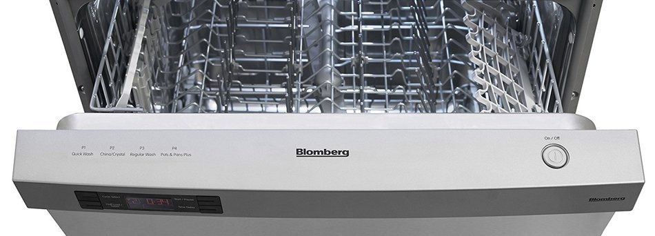 Blomberg DWT24100SS Dishwasher with Tall Tub Front Controls, 14 Place Settings, Stainless Steel