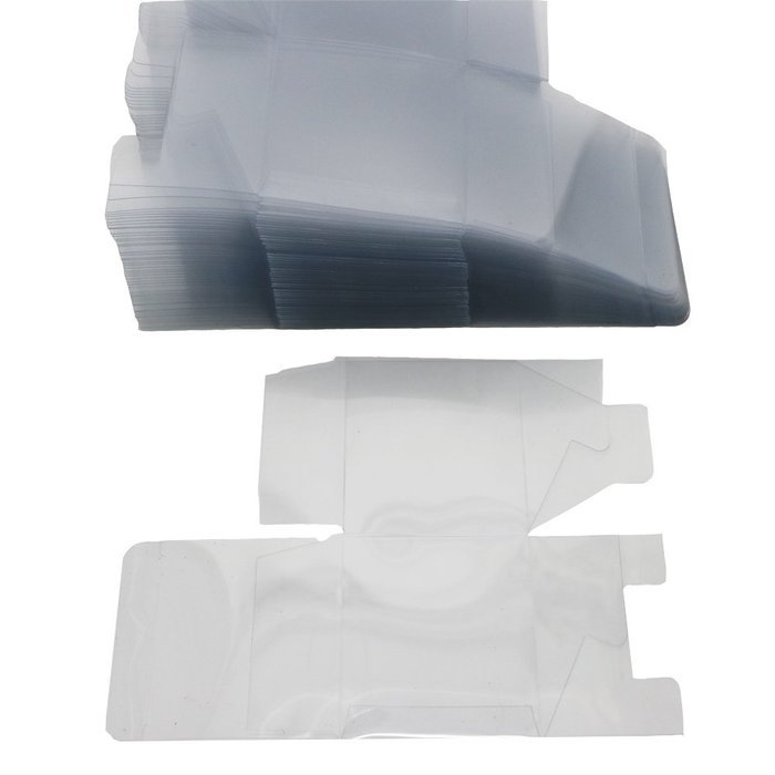 LNKEY 50 PCS Clear Favor Boxes 3x3x3 Inch for Cupcake Wedding Party Favors,Clear N6