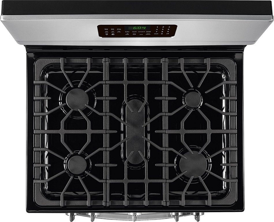Frigidaire FGGF3058RF 30" Gallery Series Gas Range with 5.0 cu. ft. Oven Capacity, 5 Top Burners in Smudge-Proof... N3