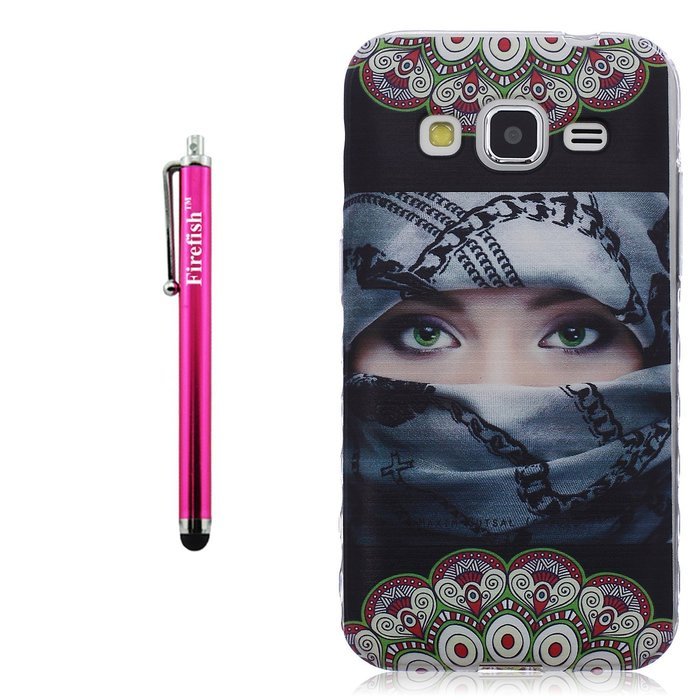 J7 Case, Firefish Colorful Pattern TPU Durable Soft TPU Back [Soft-Flex] [Shock Absorption Technology] Case for... N105