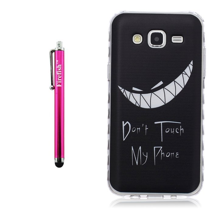 J7 Case, Firefish Colorful Pattern TPU Durable Soft TPU Back [Soft-Flex] [Shock Absorption Technology] Case for... N107