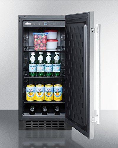 Summit 15" Wide Built-in Outdoor Refrigerator N2