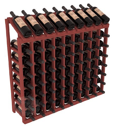Wine Racks America Ponderosa Pine 9 Column 8 Row Display Top Kit. 13 Stains to Choose From! N10