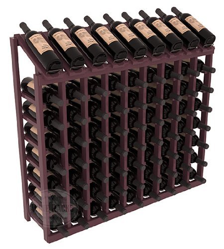 Wine Racks America Ponderosa Pine 9 Column 8 Row Display Top Kit. 13 Stains to Choose From! N11