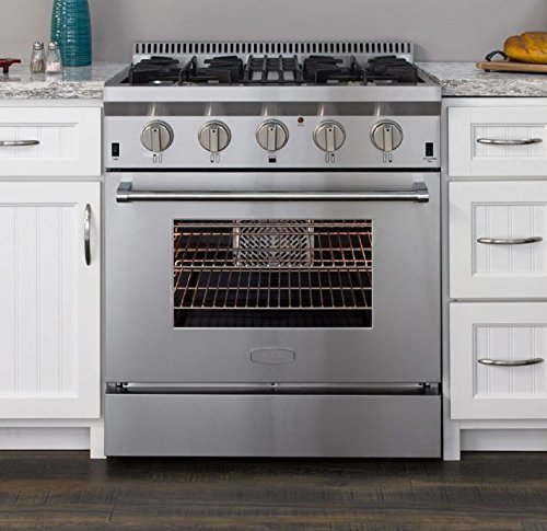 AGA APRO30DFSS 30" Professional Dual Fuel Range with RapidBake Convection, Stainless Steel N4