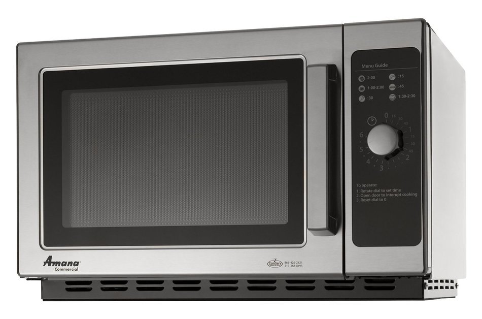 Amana RCS10TS Medium-Duty Microwave Oven, 1000W
