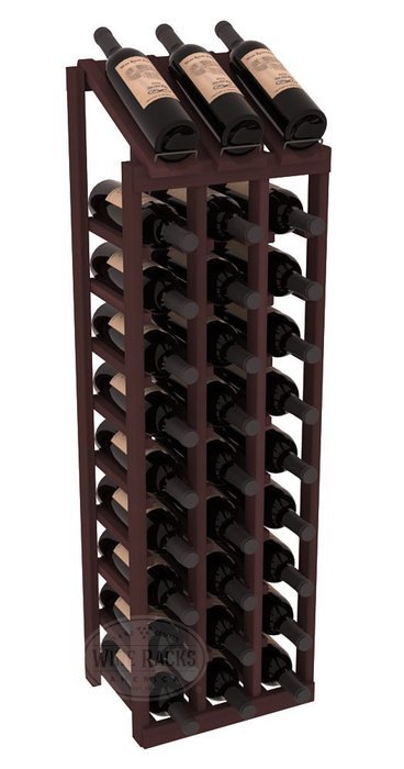 Wine Racks America Redwood 3 Column 10 Row Display Top Kit. 13 Stains to Choose From! N8