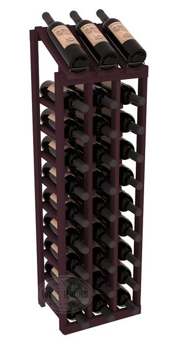 Wine Racks America Redwood 3 Column 10 Row Display Top Kit. 13 Stains to Choose From! N9