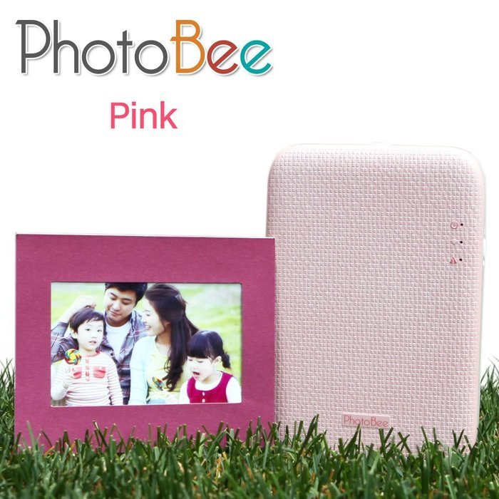 PhotoBee Portable Photo Printer-Pink N5