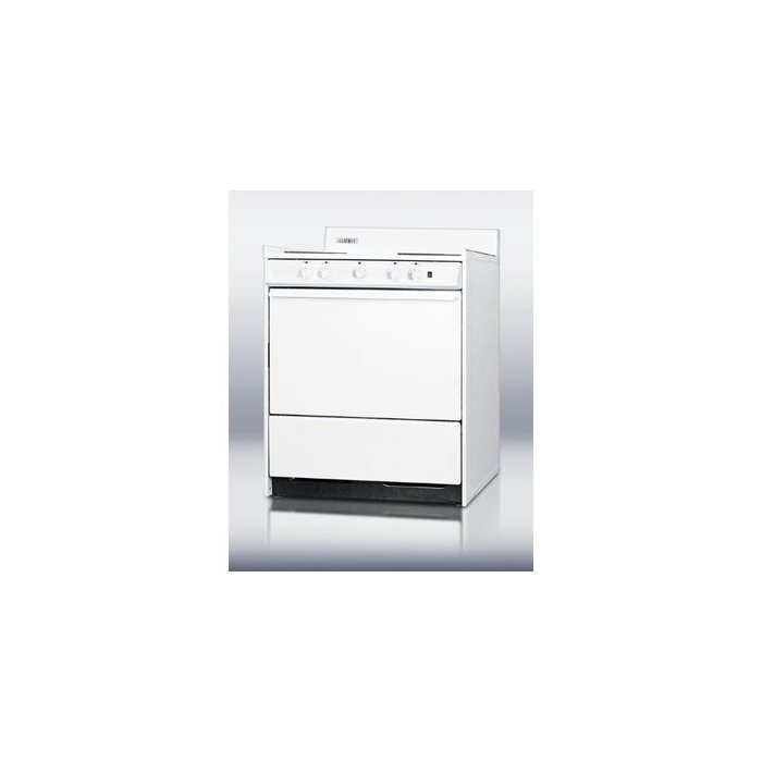 Summit WEM2171Q: 30" wide electric range with indicator lights and a three-prong line cord, for HUD applications. N3