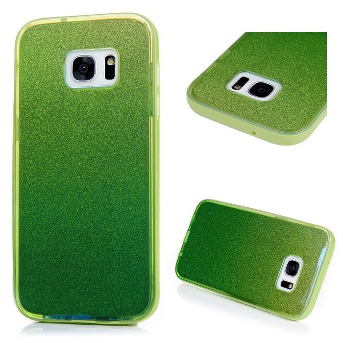Badalink Galaxy S7 Edge Case 3 in 1 Shockproof Drop Protection Soft TPU Protective Inner Bumper + PC Frame with... N11